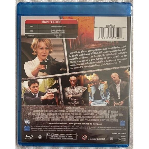 RED (Blu-ray) New - Bruce Willis, Morgan Freeman - Picture 2 of 2